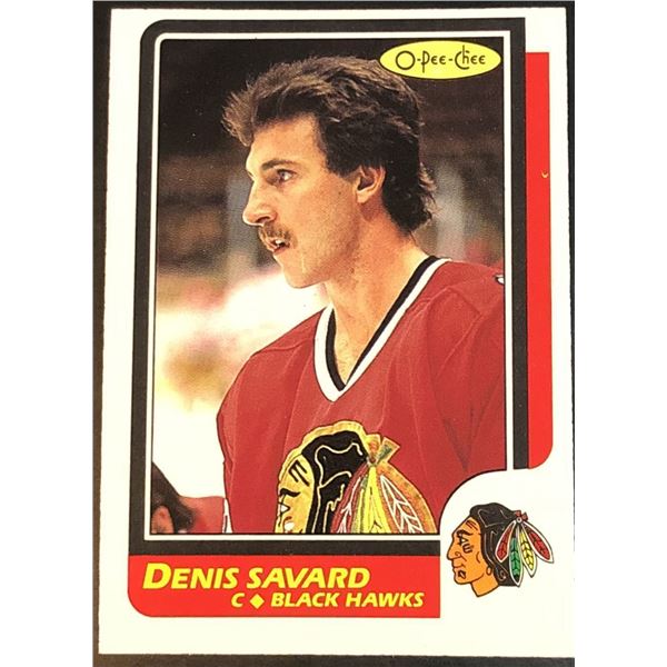 1986-87 O-PEE-CHEE DENIS SAVARD (HOF)