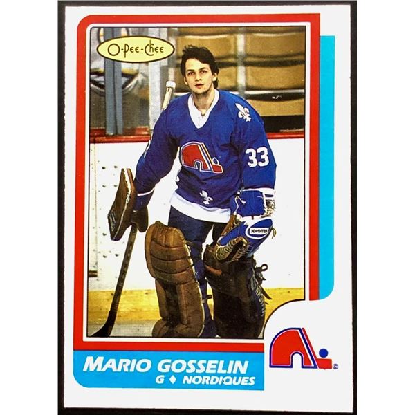 1986-87 O-PEE-CHEE MARIO GOSSELIN