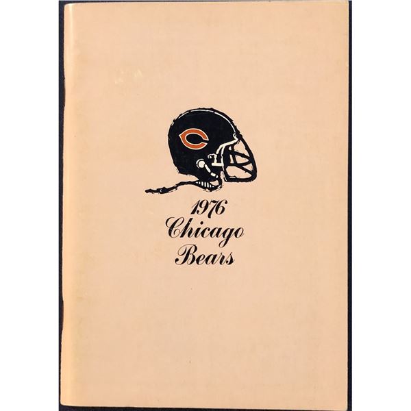 1976 CHICAGO BEARS MEDIA GUIDE