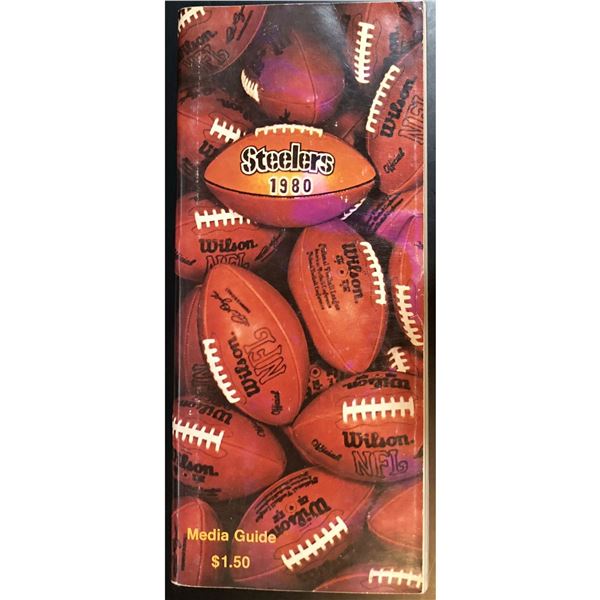 1980 PITTSBURGH STEELERS MEDIA GUIDE