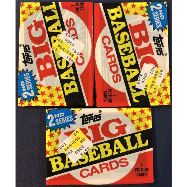 1989 TOPPS BIG BASEBALL FOIL PACKS (3)