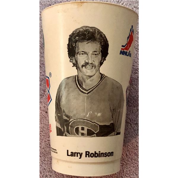1980-81 7-ELEVEN NHL SLURPEE CUPS - LARRY ROBINSON