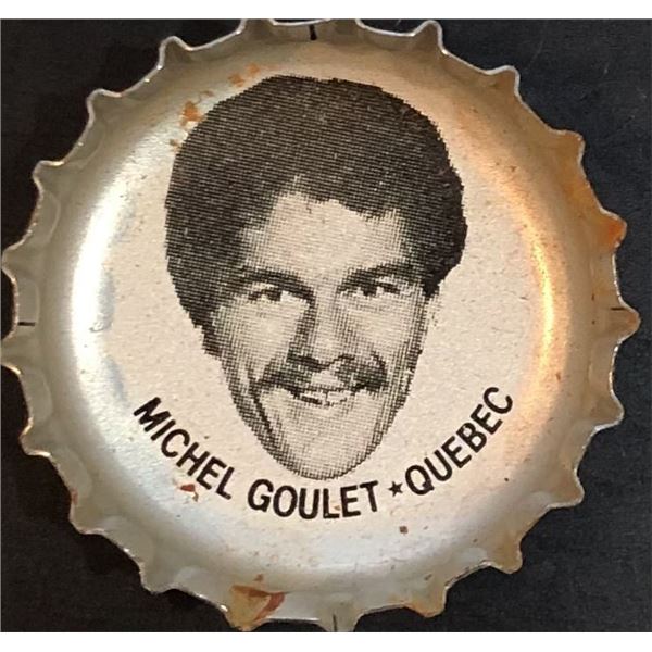 1980-81 PEPSI NHL BOTTLECAPS - MICHEL GOULET (HOF)