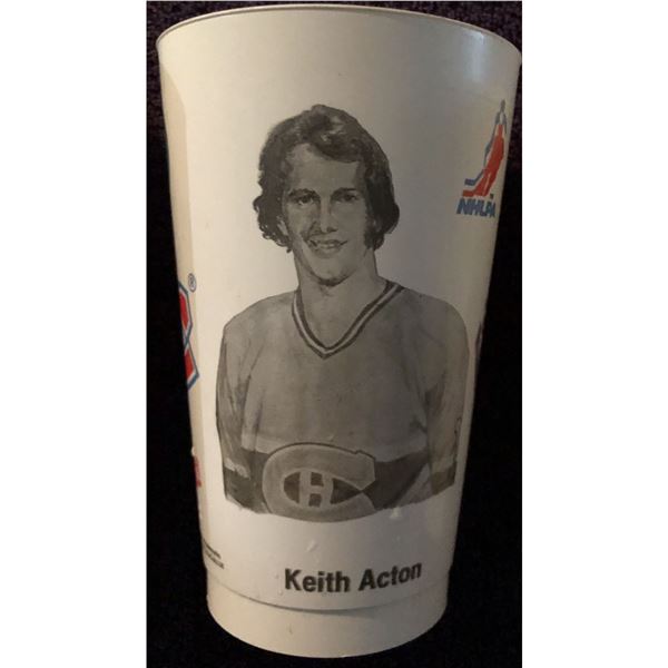 1982-83 7-ELEVEN SLURPEE CUPS - KEITH ACTON