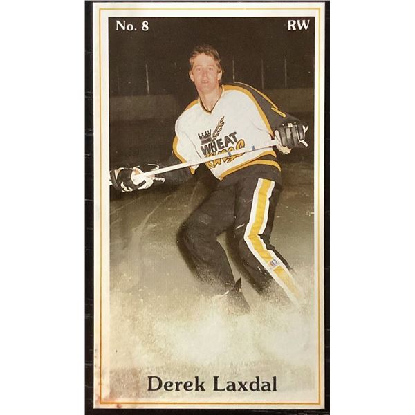 1983-84 BRANDON WHEAT KINGS DEREK LAXDAL