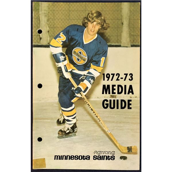 1972-73 WHA MEDIA GUIDE - MINNESOTA FIGHTING SAINTS
