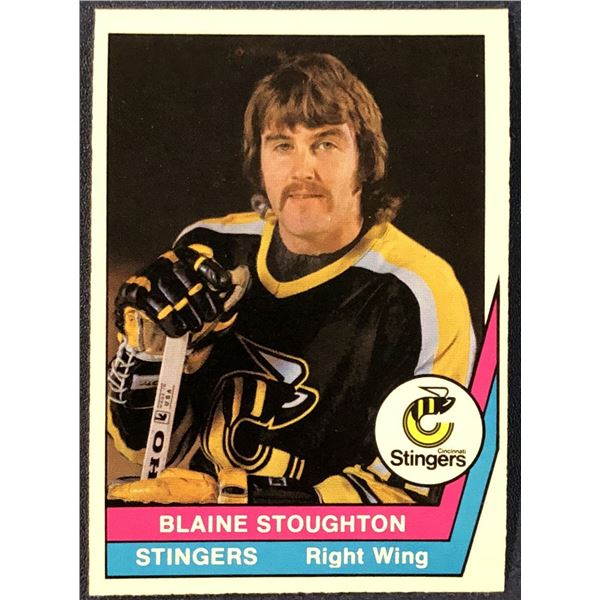 1977-78 O-PEE-CHEE WHA BLAINE STOUGHTON