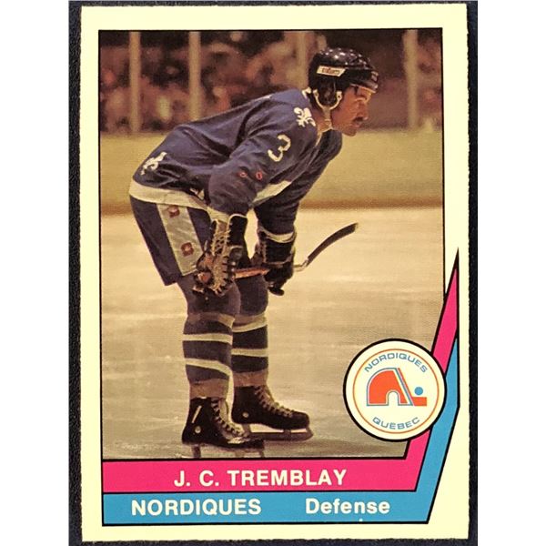 1977-78 O-PEE-CHEE WHA J.C. TREMBLAY