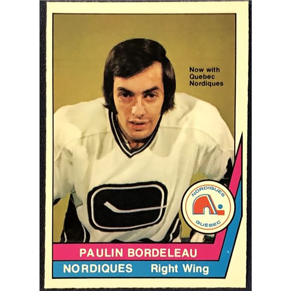 1977-78 O-PEE-CHEE WHA PAULIN BORDELEAU