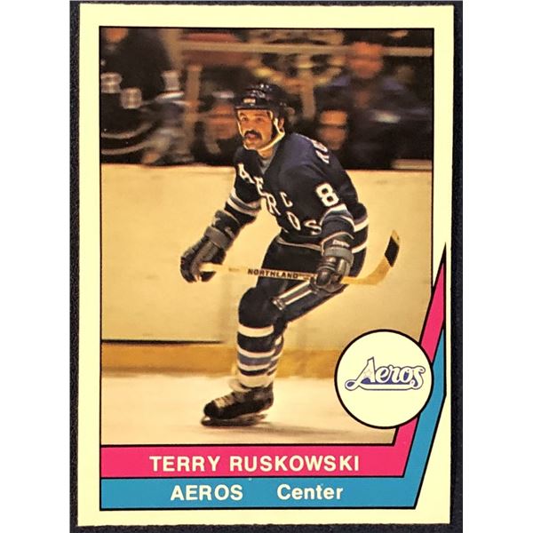 1977-78 O-PEE-CHEE WHA TERRY RUSKOWSKI