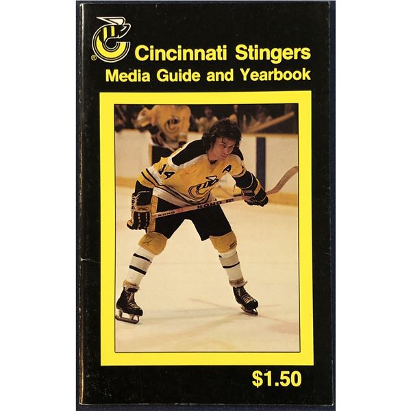 1977-78 WHA MEDIA GUIDE - CINCINNATI STINGERS