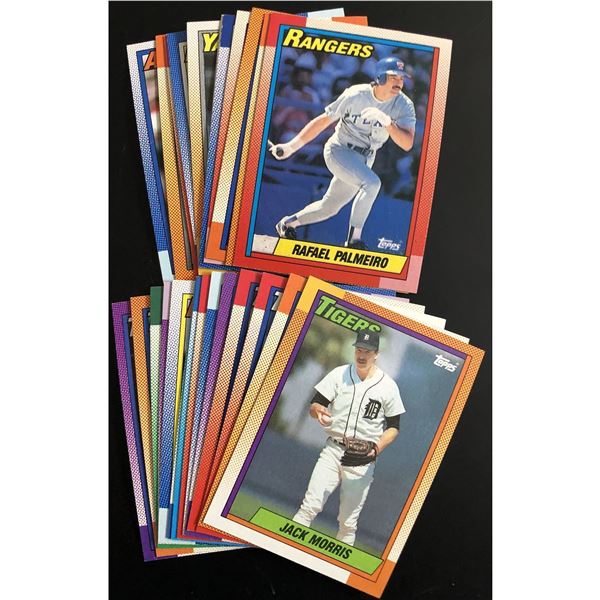 1990 TOPPS BASEBALL COLLECTION - 25 CARDS