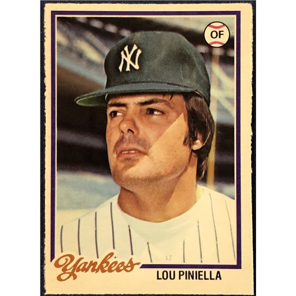 1978 O-PEE-CHEE LOU PINIELLA