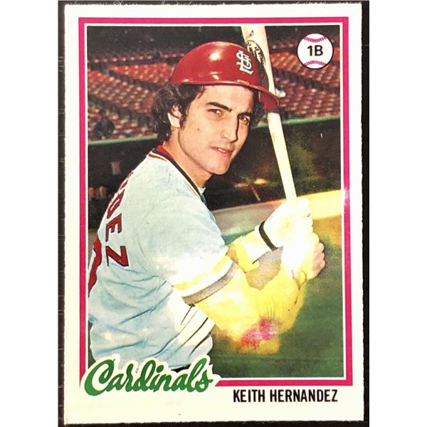 1978 O-PEE-CHEE KEITH HERNANDEZ (HOF)