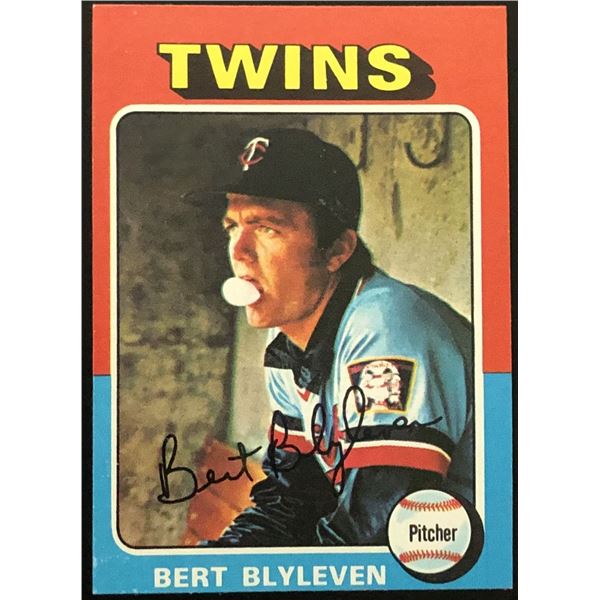 1975 TOPPS MINI BERT BLYLEVEN (HOF)