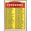 Image 1 : 1972 TOPPS 4th SERIES CHECKLIST