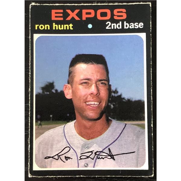 1971 O-PEE-CHEE RON HUNT