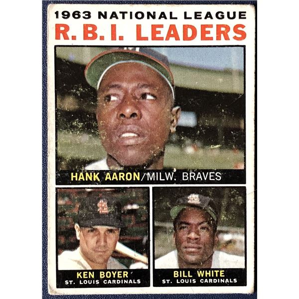 1964 TOPPS HANK AARON (HOF) LL