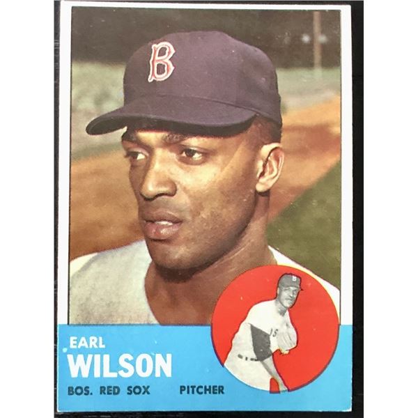 1963 TOPPS EARL WILSON