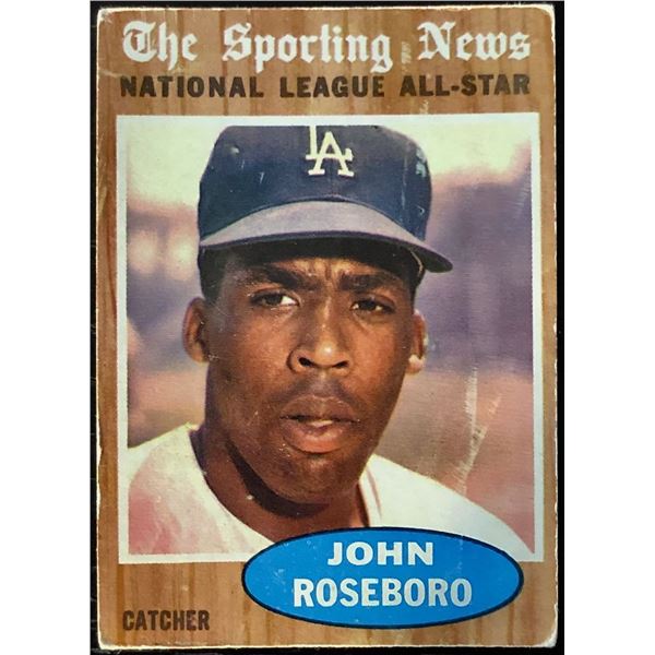 1962 TOPPS JOHNNY ROSEBORO