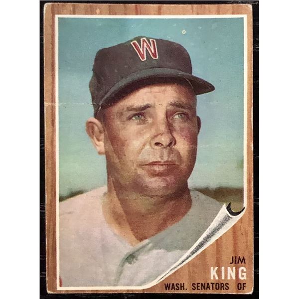 1962 TOPPS JIM KING