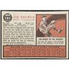 Image 2 : 1962 TOPPS JIM BREWER ROOKIE CARD