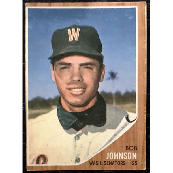 1962 TOPPS BOB JOHNSON