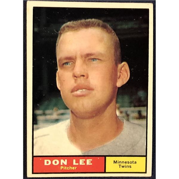 1961 TOPPS DON LEE