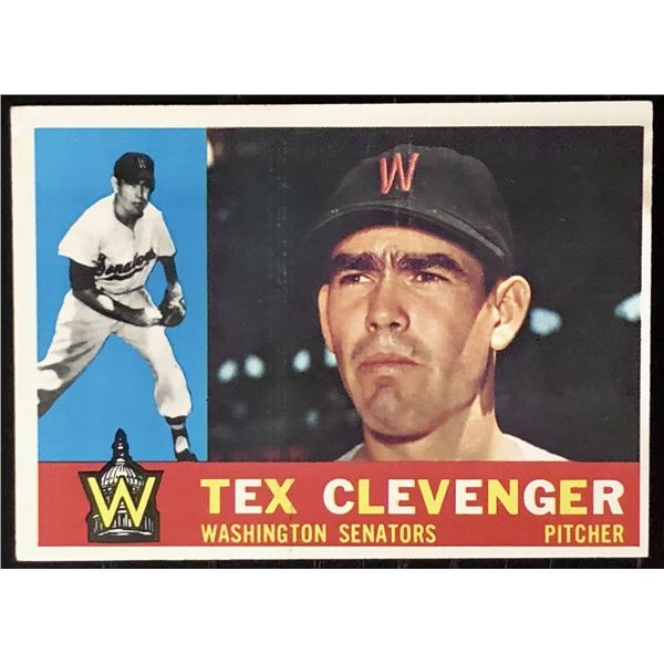 1960 TOPPS TEX CLEVENGER