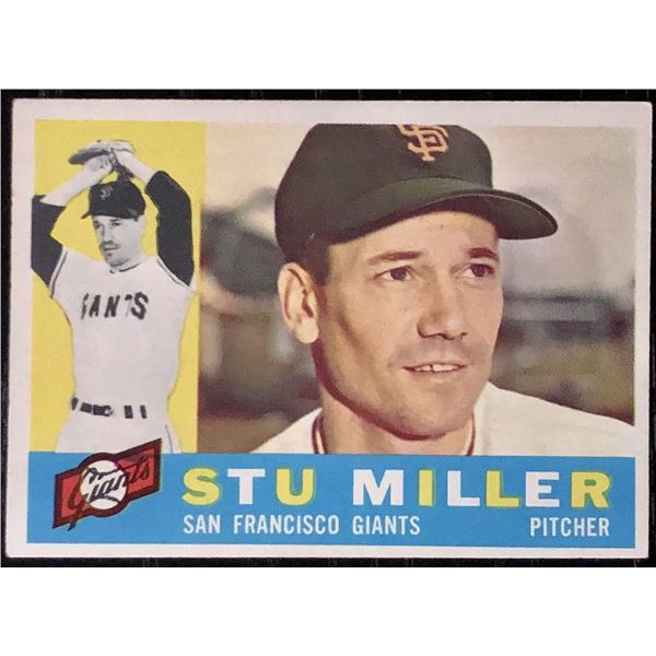 1960 TOPPS STU MILLER