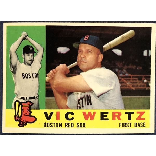 1960 TOPPS GRAY BACKS VIC WERTZ