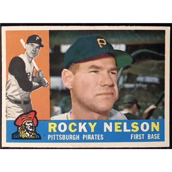 1960 TOPPS GRAY BACKS ROCKY NELSON