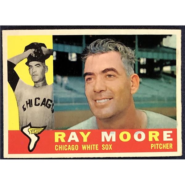1960 TOPPS GRAY BACKS RAY MOORE