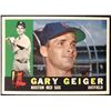 Image 1 : 1960 TOPPS GRAY BACKS GARY GEIGER