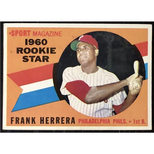 1960 TOPPS GRAY BACKS FRANK HERRERA