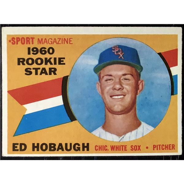 1960 TOPPS GRAY BACKS ED HOBAUGH