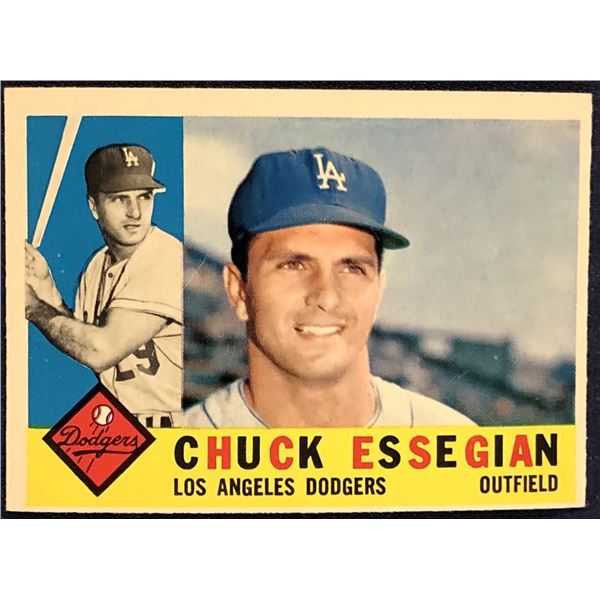 1960 TOPPS GRAY BACKS CHUCK ESSEGIAN