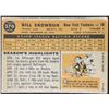Image 2 : 1960 TOPPS GRAY BACK MOOSE SKOWRON