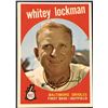 Image 1 : 1959 TOPPS WHITE BACKS WHITEY LOCKMAN