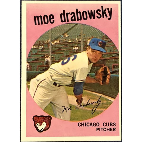 1959 TOPPS WHITE BACKS MOE DRABOWSKY