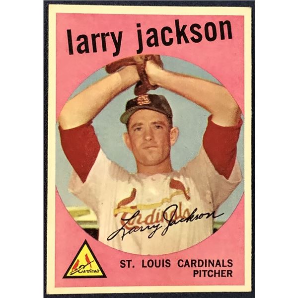 1959 TOPPS WHITE BACKS LARRY JACKSON