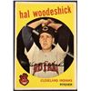 Image 1 : 1959 TOPPS WHITE BACKS HAL WOODESCHICK ROOKIE CARD