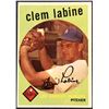 Image 1 : 1959 TOPPS WHITE BACKS CLEM LABINE