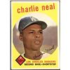 Image 1 : 1959 TOPPS WHITE BACKS CHARLIE NEAL