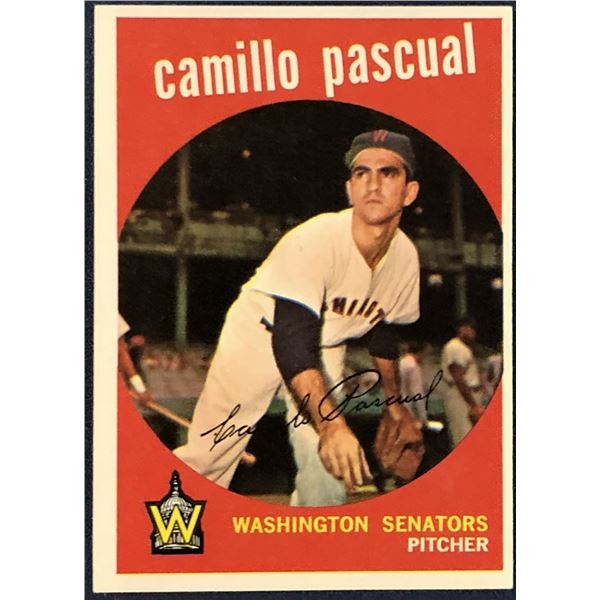1959 TOPPS WHITE BACKS CAMILO PASCUAL