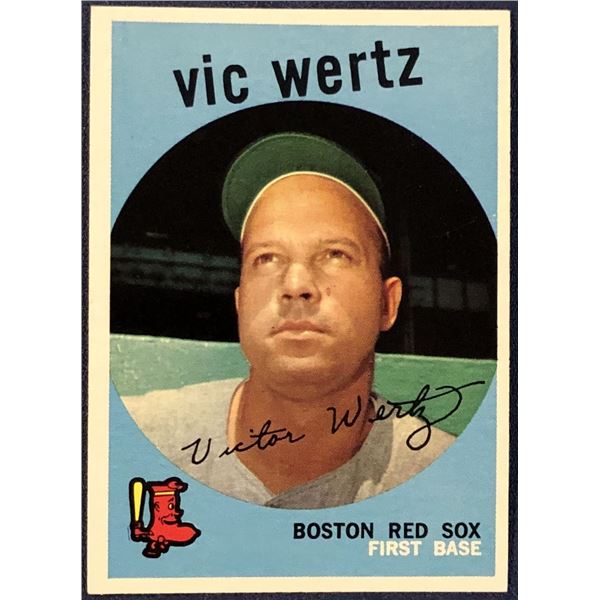 1959 TOPPS GRAY BACKS VIC WERTZ