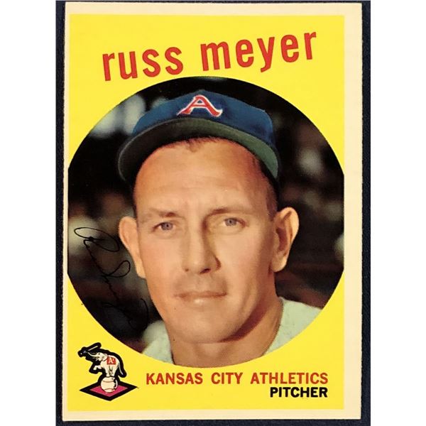 1959 TOPPS GRAY BACKS RUSS MEYER