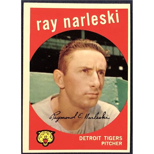 1959 TOPPS GRAY BACKS RAY NARLESKI