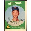 Image 1 : 1959 TOPPS GRAY BACKS PHIL CLARK ROOKIE CARD