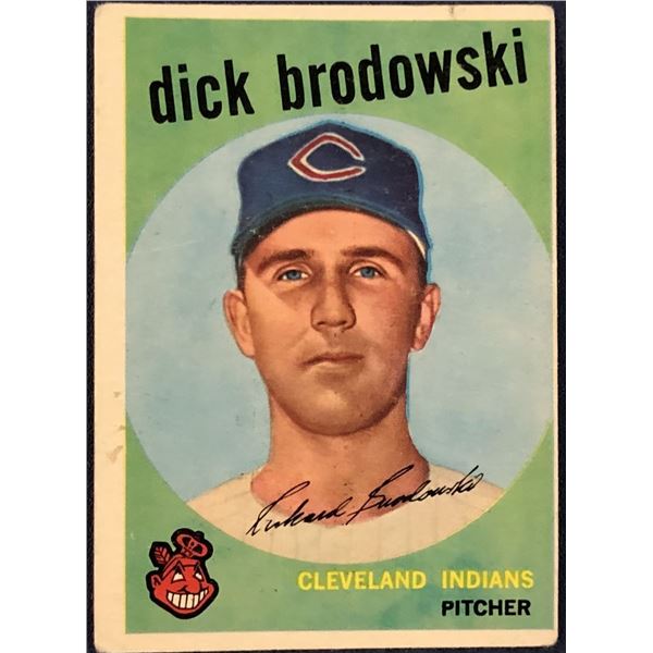 1959 TOPPS GRAY BACKS DICK BRODOWSKI
